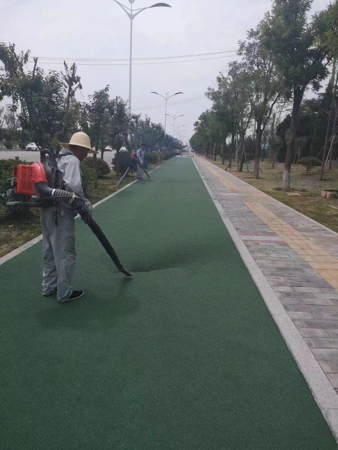 西安防滑陶瓷路面施工